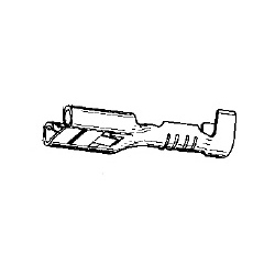 Multiple Circuit Housings with Tabs & Receptacles; Contact Contact Type: Receptacle Mating Area Interface Dimensions: 9.53 x 1.22 mm Wire Range: 5.00-10.00 [10-7] mm [AWG] Insulation Diameter: 5.10-7.00 [.201-.276] mm [in]