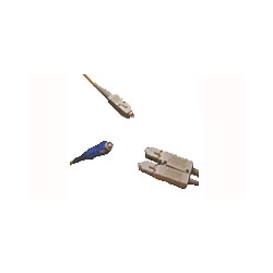 Fiber Optic Cable Assemblies; Cable Assembly SC Fiber Optic Cable Connector Type, ST Fiber Optic Cable Connector Type Fiber Type: OM1 62.5 m Micron Cable Assembly Type: SC Duplex to ST-Style (2.5mm Bayonet) Multimode