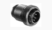 AMP CPC Series 1 211768-1 Miniature Circular Connector, 9 pos., Pin ...