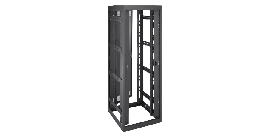 Enclosure Rack,Black,83.49 in. Ht,Steel,19 in. Wd Mount,44U Rack,30 in ...