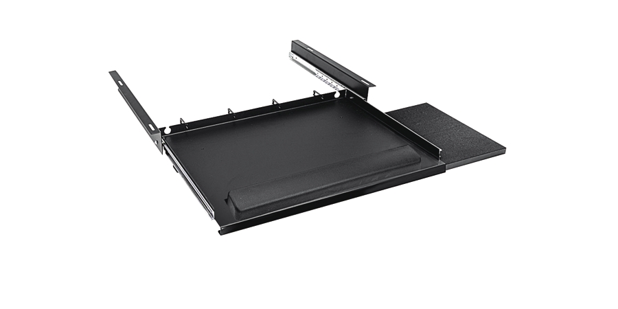 Tray,Black,For Keyboard Shelf,WxH: 21.13 x 44 in.,Mdv Series