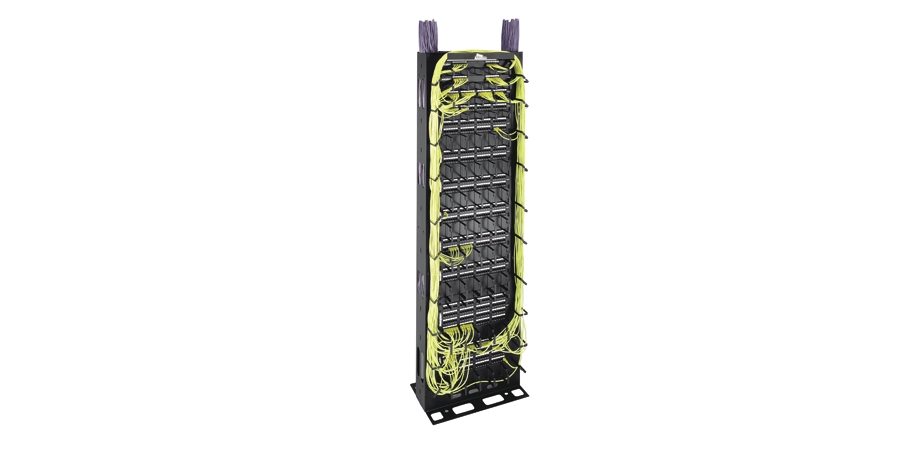 Cable Management Rack,Black,84.28 in. Ht,Steel,19 in. Wd Mount,45U Rack ...