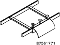Stringer Radius Drop Kit, Aluminum, Powder Coated