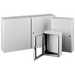 CONCEPT(TM) Wall-Mount Type 4x Enclosure, 30" H x 24" W x 10" D, 304 Stainless Steel