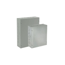 Pull/Junction Box, Screw-Cover, Type 1, 12"H x 12"W x 8"D, Steel, with knockouts