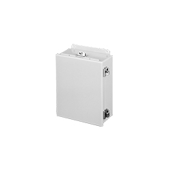 Hinged-Cover Junction Box Cover with Clamps, Type 4, 6&quot; H x 4&quot; W x 3&quot; D