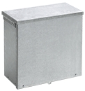 Pull and Junction Box, Unpainted, 6 in. dp, Galvanized, 8 in. ht ...