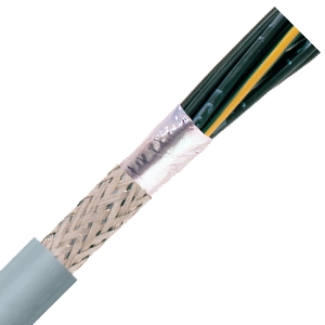 Multi-Conductor Cable, Bare Copper, 4Conductors, 600V, Gray ...