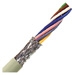 Flexible Signal & Control Cable, Stationary, 22 AWG (7/30) 0.34 mm2, 28 conductor, Gray PVC Jacket, Unshielded, Tinned Copper Braid0.472" Outer Diameter, 6 Bend radius