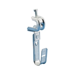 nVent CADDY Cablecat J-Hook with BC200 Beam Clamp, Swivel, 3/4&quot; dia, 1/8&quot;-1/2&quot; Flange