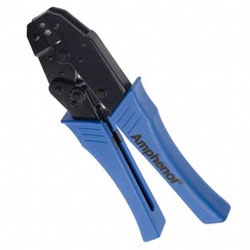Hex crimp tool with dies