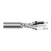 Multi-Conductor - Single-Pair Cable 2 24 AWG PP FS FRPVC Black