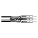 Coax - Bundled Miniature 12 23 AWG PE/GIFHDPE SH PVC PVC Black, Matte