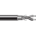 Multi-Pair Cable, 1 Pair, 18 AWG, 16x30 Strands, Tinned Copper, Twisted Pair, EPDM Insulation, PVC Jacket
