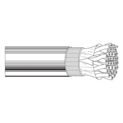 Multi-Conductor - Low Capacitance Computer Cable for EIA RS-232 Applications 2-Pair 22 AWG PVC Shield PVC Chrome