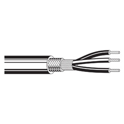 Multi-Conductor - Three-Conductor, Low-Impedance Cable 3 20 AWG PE Shield PVC Chrome