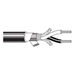 Multi-Conductor - Two-Conductor, Low-Impedance Cable 2 20 AWG EPDM BRD EPDM Black