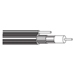 Coax - CATV Cable 18 AWG GIFHDLDPE SH PVC WITH MSGR Black