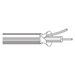 Coax - Audio Connecting Cable 24 AWG USTR FRPP FS FRPVC Black