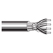 Multi-Conductor - Computer Cable for EIA RS-232 Applications 8 24 AWG PVC Shield PVC Chrome