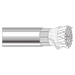Multi-Conductor - Computer Cable for EIA RS-232 Applications 23 Conductor IEEE 488 Cable Gray