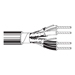 Multi-Conductor - Shielded Twisted Pair Cable 2 FS PR 24 AWG FHDPE PVC Chrome