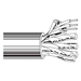 Multi-Conductor - Audio, Control and Instrumentation Cable 25 FS PR 24 AWG PE PVC Chrome