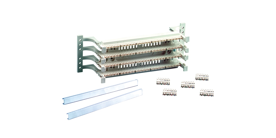 Cross-Connect Kit, Almond, 110; IDC, Plastic, Cat 5E, 100 Pair