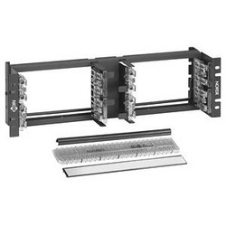 GIGABIX RACK MT TERM KIT 19&quot;, W/PANEL 8 BIX CONN/WIRE GUIDES, 4 D STRIPS/LABELS 3U