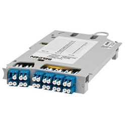 FiberExpress Manager Connector Module, Zirconia-Ceramic, Single-mode (OS2), MPO(m) - LC type, 24 Pre-Terminated FXM MODULE 24-FIBER