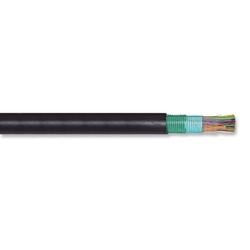 2100 Pair, 24 AWG CasPIC-FSF, Direct Burial Applications, Rodent Resistant, CACSP, RDUP PE-89, Black Jacket