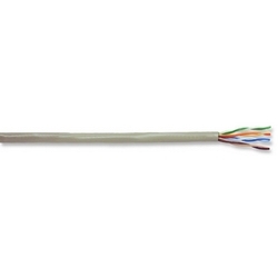Plenum Copper Cable, MARATHON, 4 Pair, 24 AWG, Category 5e, Thermoplastic/FRPVC, White Jacket, 1,000 FT. Reel-In-A-Box