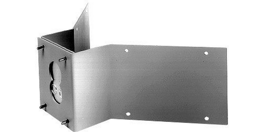 Corner Adapter, Aluminum, Gray, Load Capacity : 75 lb. (33.75kg)