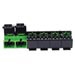 Adapter, Fiber, Multiport Shuttered, Teraspeed SC-APC, Single Pack, Green Finish