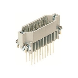 Han D Male Insert wire wrap: Han D 25 Position M Insert Wire Wrap