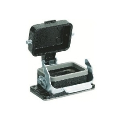 Han M Housings: Han B Base Panel 1 Lever Metal Cover