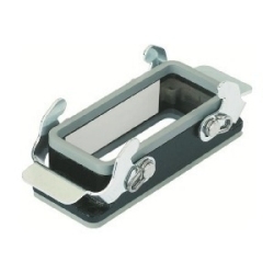 Han M Housings: Han M Bulkhead Housing Black