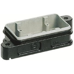 Han HPR Housings: Han 6 HPR Base Panel Screw locking