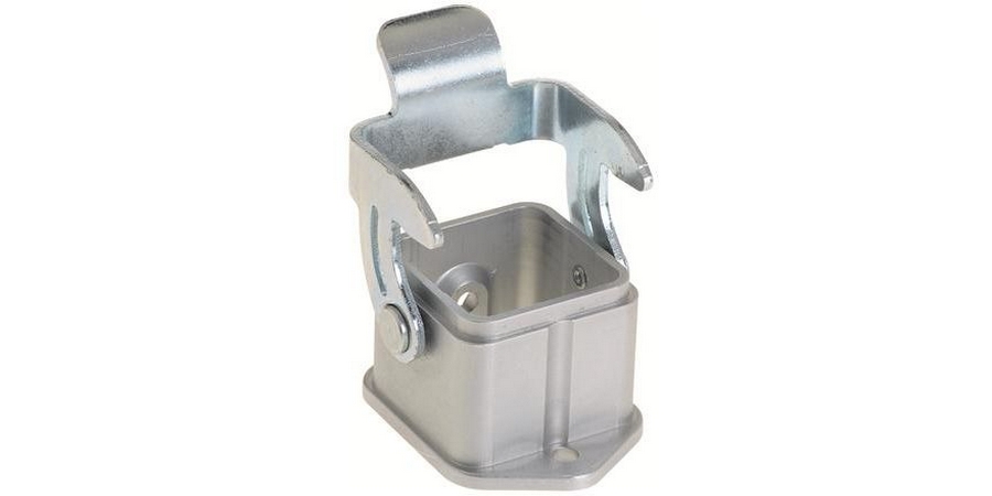 Rectangular Connector,Dust Gray,Stainless Steel,-40 to 125 C,3 A
