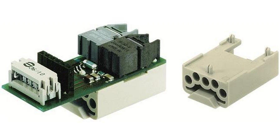 Han Brid Male Insert: Han Brid-M + optical module F
