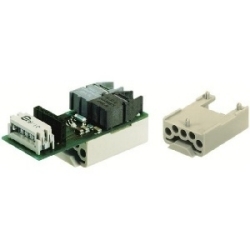 Han Brid Male Insert: Han Brid-M + optical module F