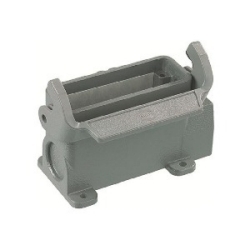 Han A standard housing, size 16A, base surface HC 1 Lever 2 Entries