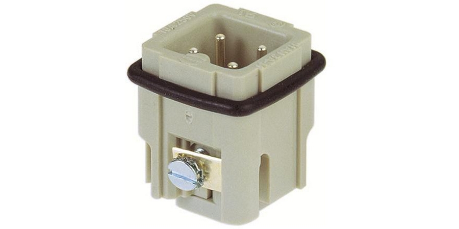 Male Insert, Polycarbonate, 230 to 400V, Size 3A