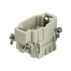 Han E Male Insert-Crimp: Han 6E insert male crimp