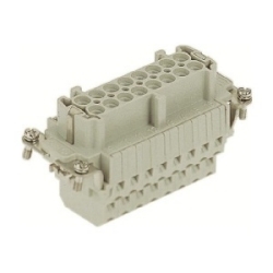 Han E Female Insert: Han ESS 16 Position F Insert Double Cage Cla