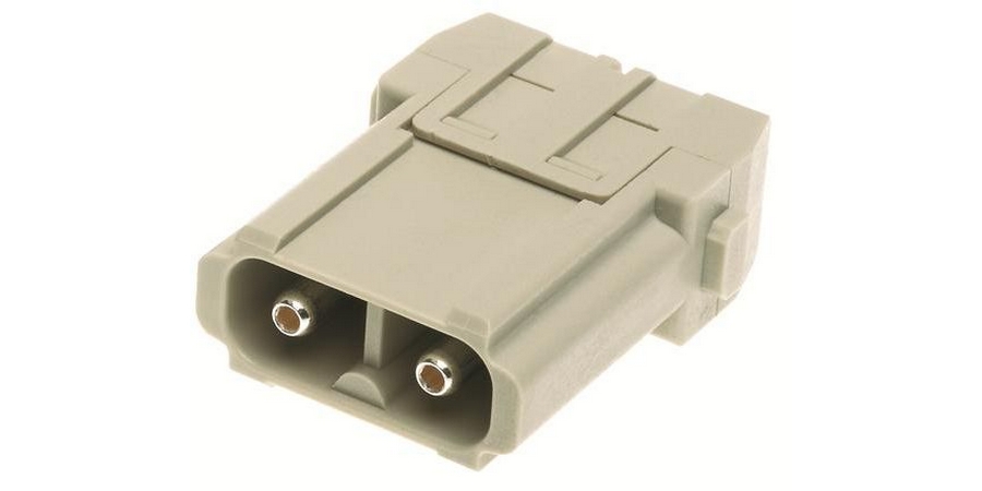 Axial Module, Male, Pebble Gray, Polycarbonate, 40A, 1000V, 3 Degree, 2 ...