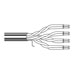 Multi-Conductor - Category 5e Nonbonded-Pair Cable 4-pair U/UTP CMR Reel Magenta, Corona