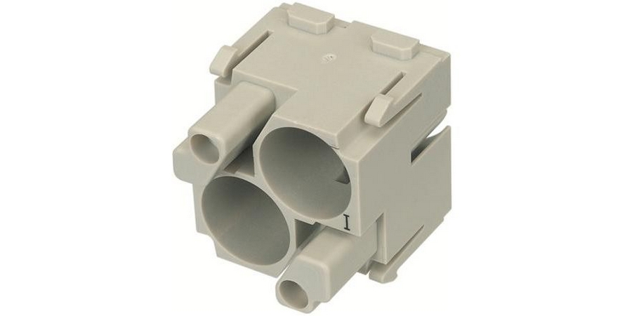 Module, Female, Pebble Gray, Polycarbonate, 250V, 10A, 24 Contact