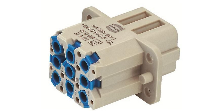 Quick Connect Female Insert 8P 25A 500V