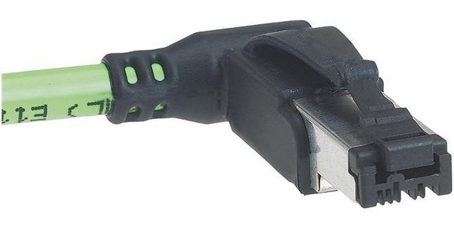 Data Cords 4wire: RJI 1x IP20 ANG. 0;22/7;trailing; 1,0m